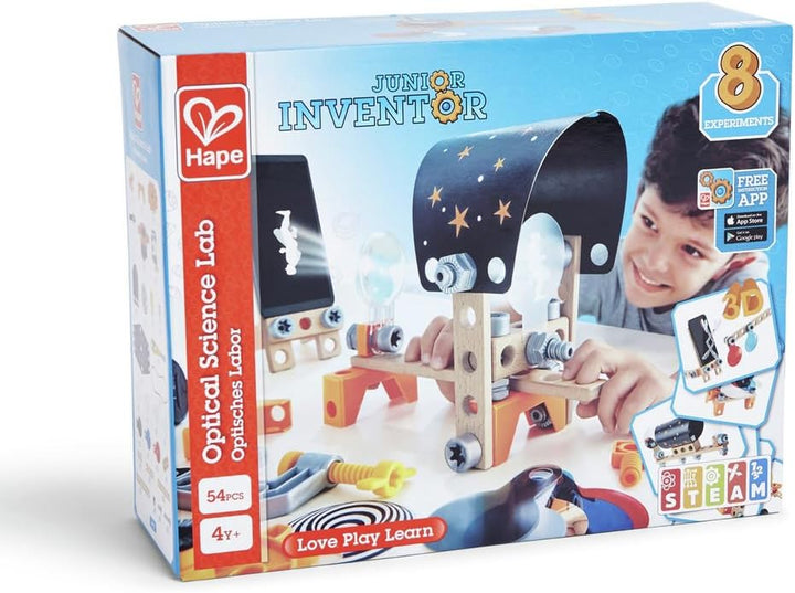Hape Junior Inventor Optisches Labor Experimentierset, Mint-Spielzeug, ab 4 Jahre