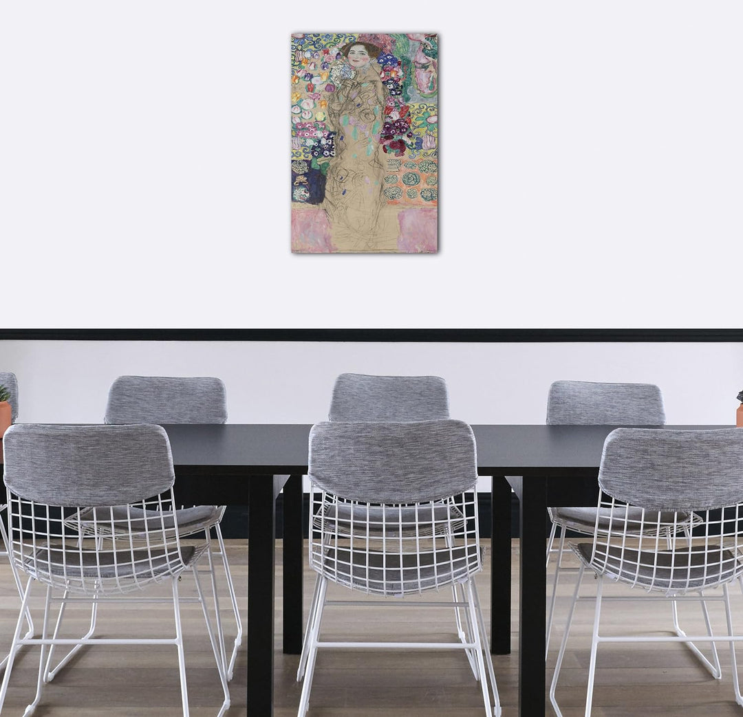 Printed Paintings Leinwand (60x80cm): Gustav Klimt - Ria Munk III (1917) 60x80 cm, 60x80 cm