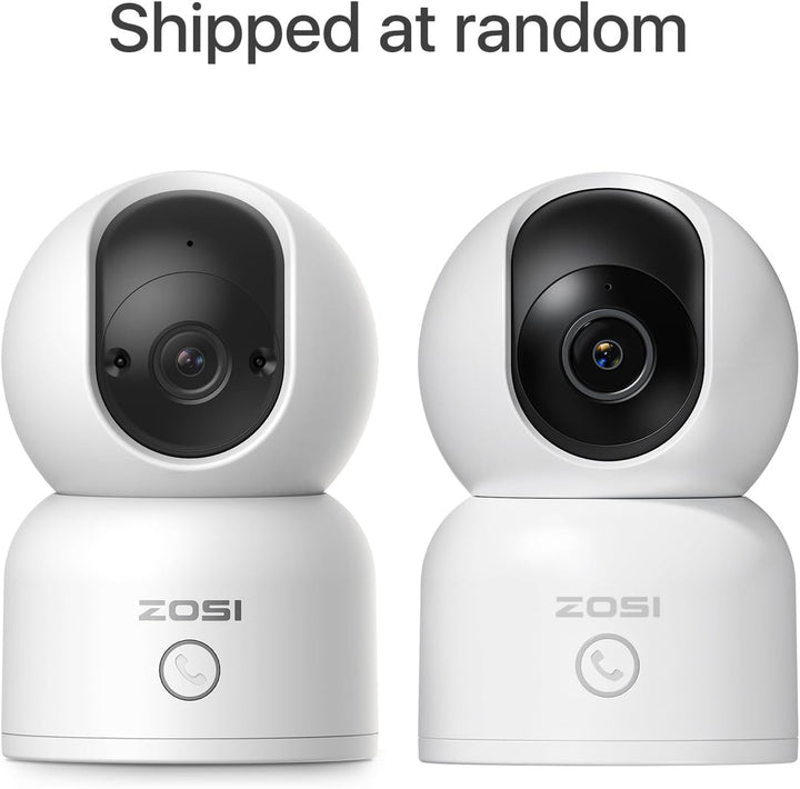 ZOSI 2K/3MP WLAN Überwachungskamera Innen, Babyphone mit Kamera, 2,4/5 GHz, 2-Wege-Audio, KI Persone