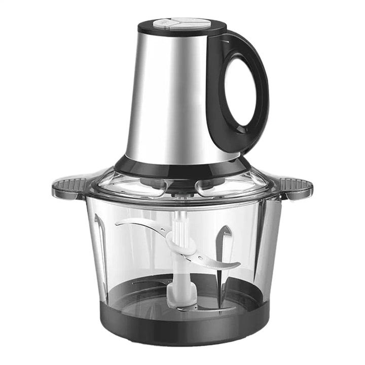 Elektrischer Lebenmittelzerkleinerer - Kompakt Kuchenmaschine | Fleischwolf | Kompaktem Edelstahlmix
