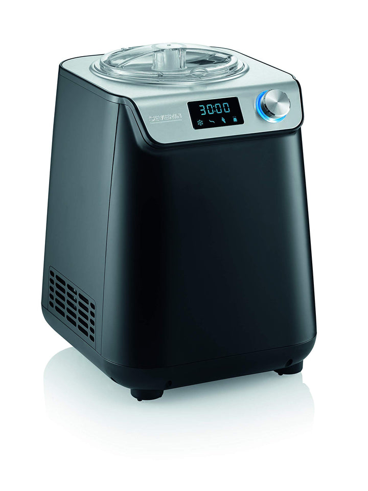 SEVERIN EZ 7409 Eismaschine mit kompakter Joghurtfunktion mit 1,2 l Fassungsvermögen, 2 in 1 selbstk