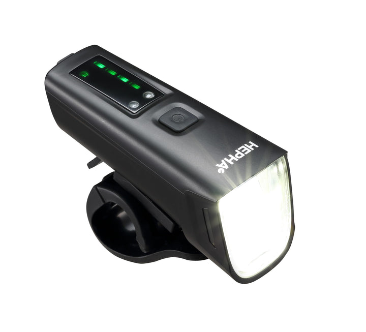 HEPHA Fahrrad Frontlicht 100 LUX mit OSRAM-LEDs，StVZO Zugelassen Fahrradlicht Vorne，IPX5 Wasserdicht