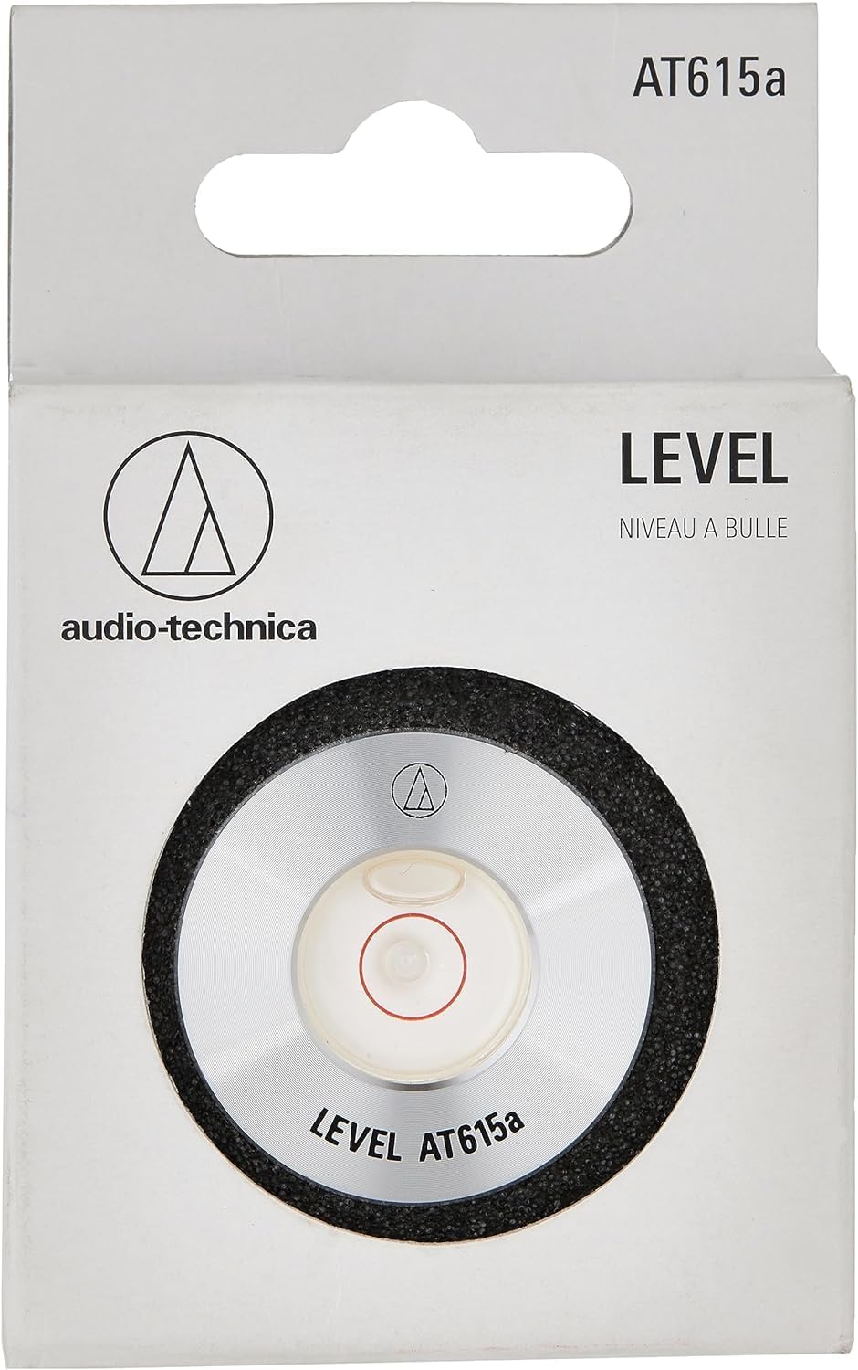 Audio-Technica AT615a Plattenspieler-Wasserwaage aluminiumfarben