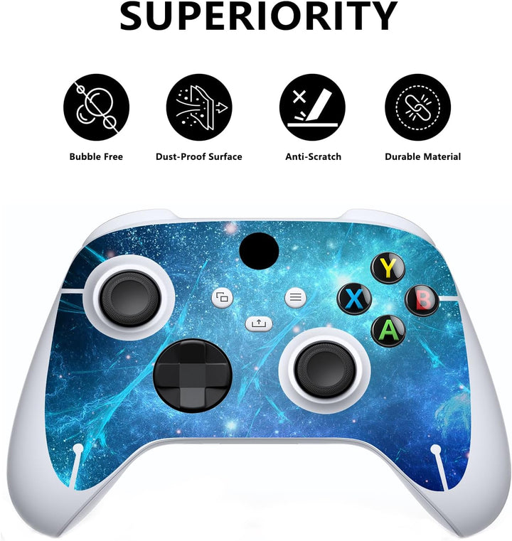 PlayVital Skin für Xbox Series S, Aufkleber Vinyl-Skins Schutzfolie Wrap Abziehbild Abdeckung Sticke
