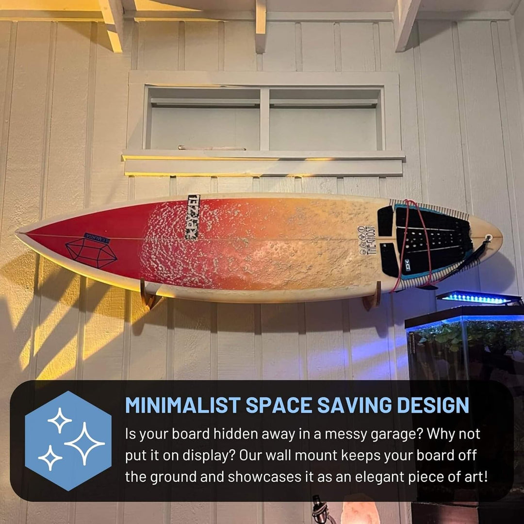 Hang 11 Surfboard Wandhalterung,Rack für Surfboard, Snowboard, Longboard, Skateboard, Wakeboard, der