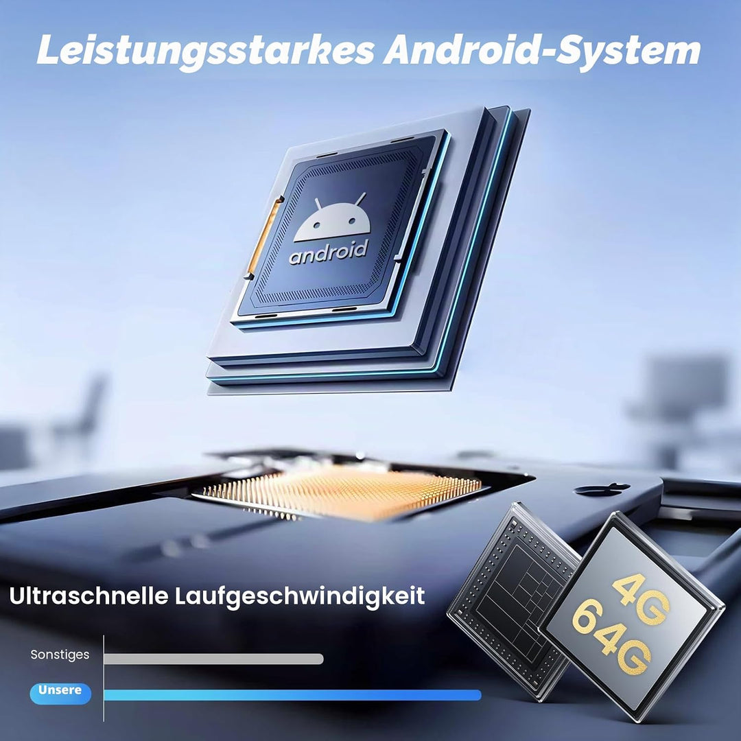 Hikity 8Cores 4G+64G Autoradio Android 15 Für Opel Astra H 2004-2008/Zafira B 2005-2015/Opel Corsa 2