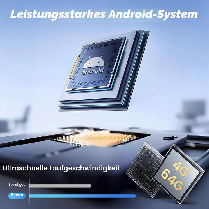 Hikity 8Cores 4G+64G Autoradio Android 15 Für Opel Astra H 2004-2008/Zafira B 2005-2015/Opel Corsa 2
