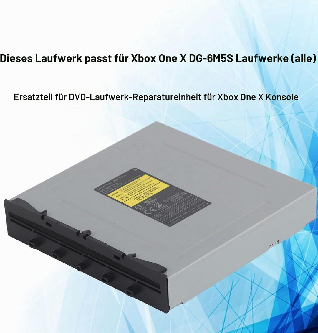PUSOKEI Optisches Laufwerk für One X DG-6M5S-Spielekonsole, integriertes Laufwerk, tragbare Aluminiu