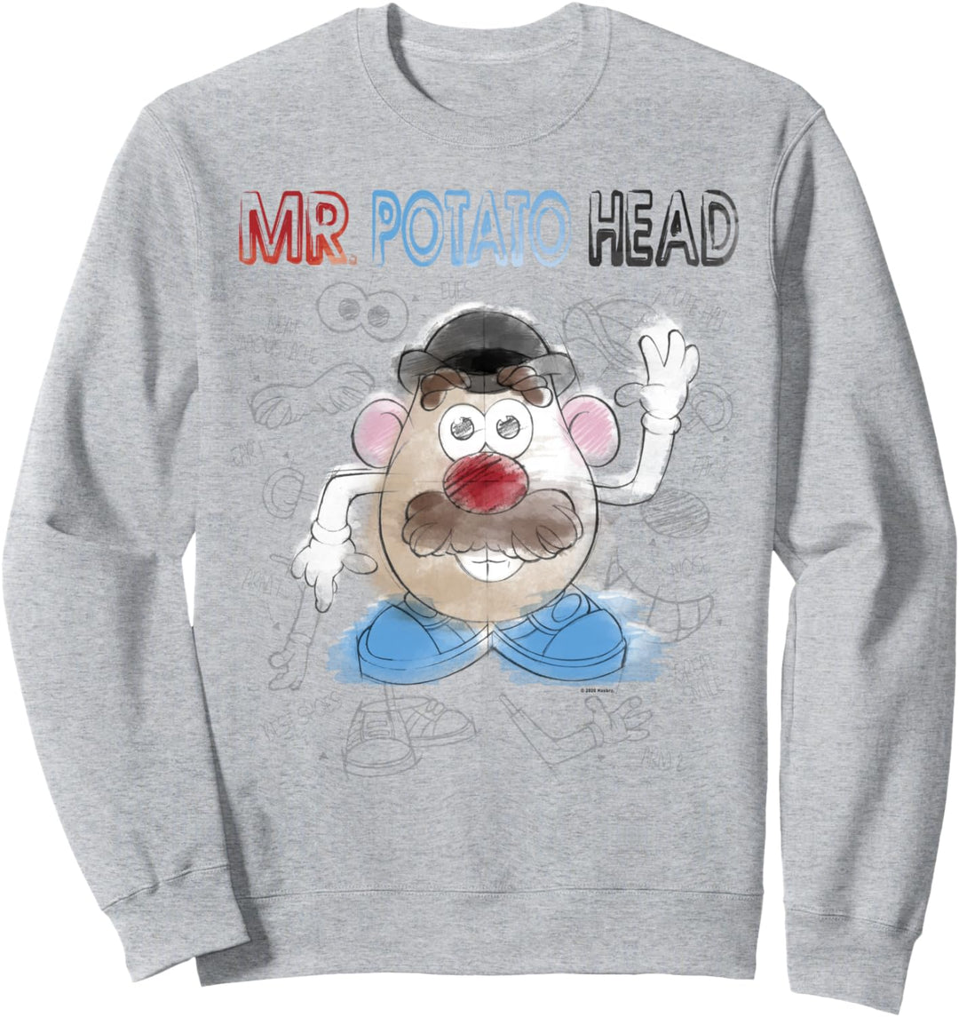 Mr. Potato Head Sketch Portrait Sweatshirt