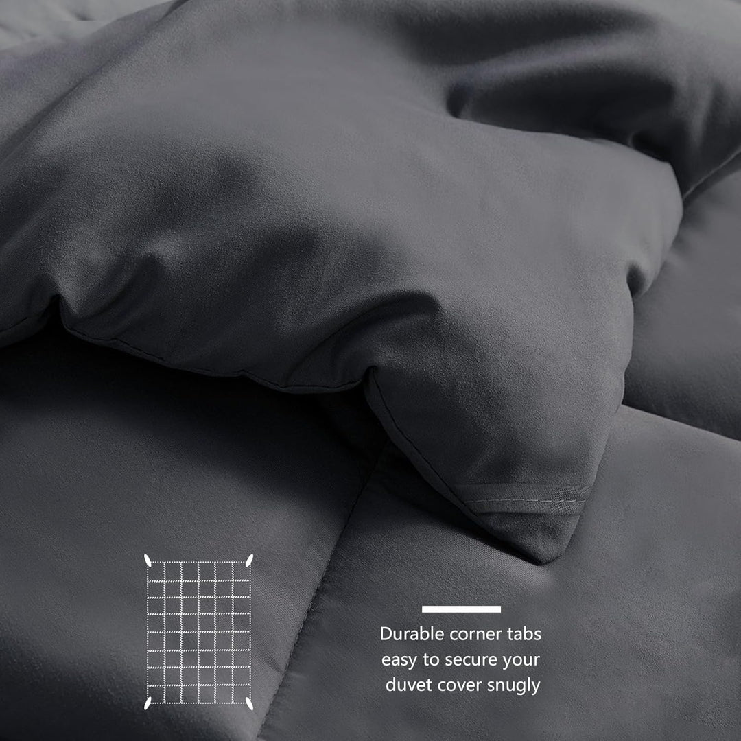 WAVVE Bettdecke 155x220 cm Ganzjahresdecke 4 Jahreszeiten, Steppdecke 300gsm Mikrofaser 155x220cm, S