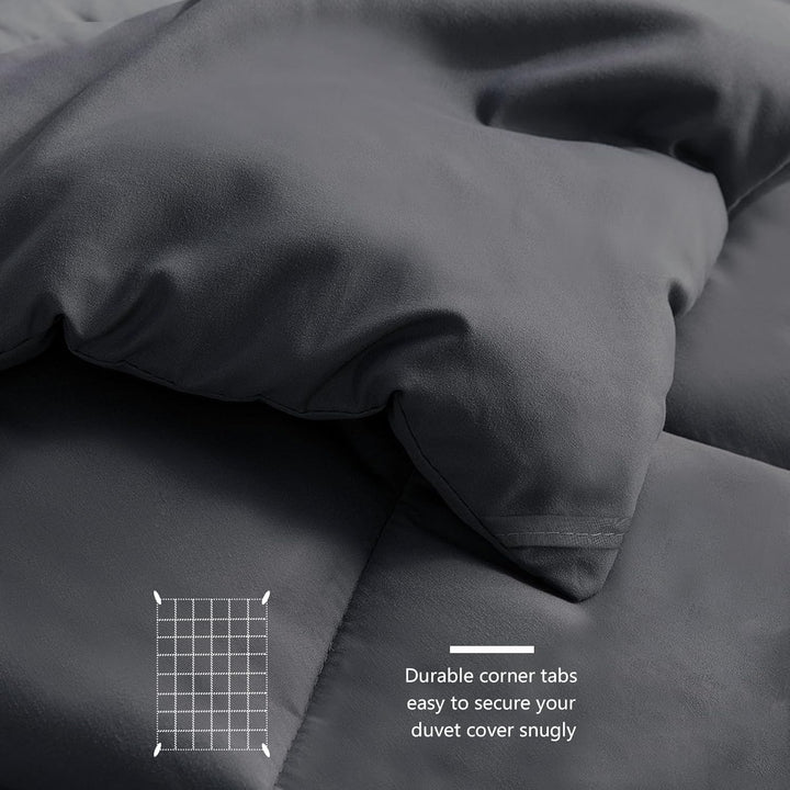 WAVVE Bettdecke 135x200 cm Ganzjahresdecke 4 Jahreszeiten, Steppdecke 300gsm Mikrofaser 135x200cm, S