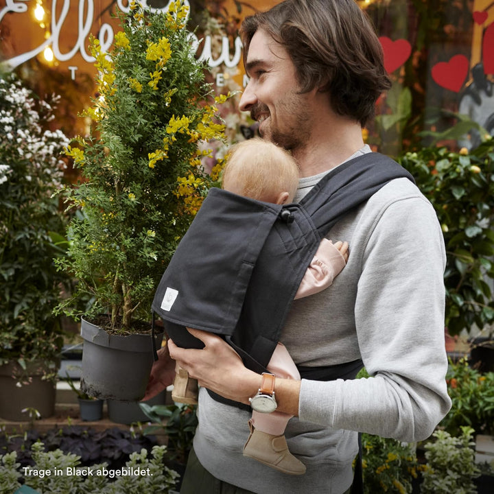 Stokke Limas Babytrage Floral Beige (OCS) - Half Buckle Babytrage für Neugeborenee - Drei Trageoptio