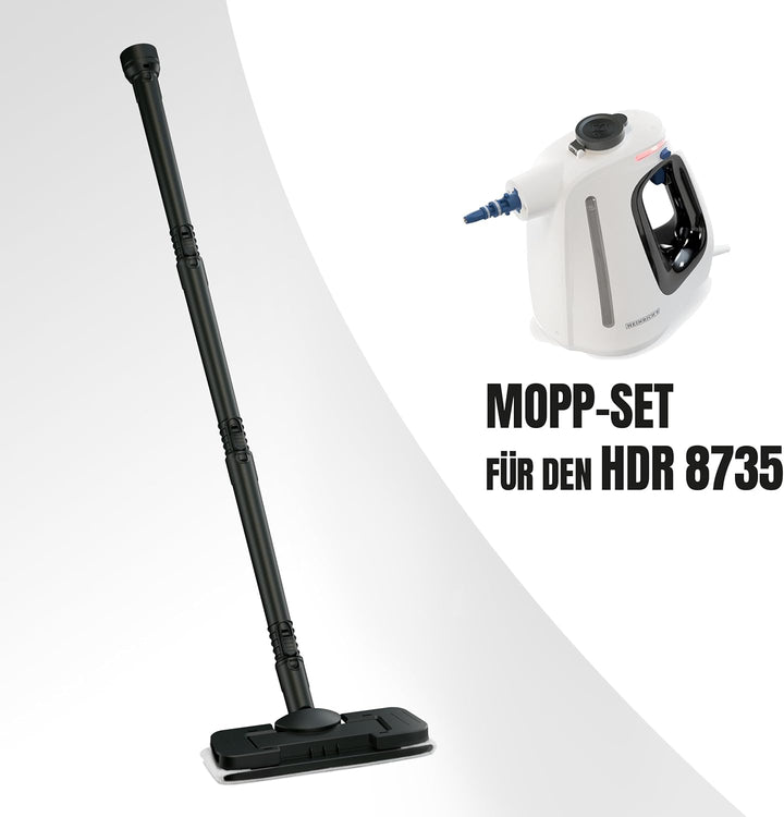 HEINRICHS Mopp-Set für Dampfreiniger, Handdampfreiniger für zuhause, Steam Cleaner, kurze Aufheizzei