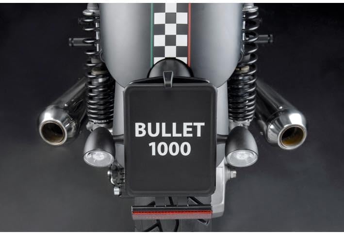 Kellermann Motorrad Blinker E geprüft LED Metall Blinker M8 Bullet 1000® Extreme schwarz, Unisex, Mu
