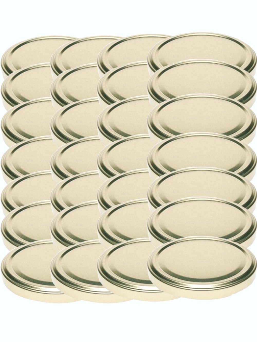 100 Twist-Off-Deckel Verschlüsse Ersatzdeckel Deckel für Sturzgläser To 82 Passend für 230/350 / 435