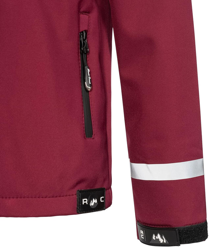 Rock Creek Kinder Softshell Jacke Jungen KJ-101 104 Weinrot, 104 Weinrot