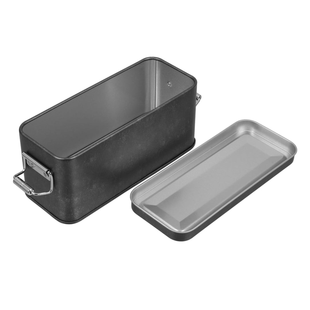 Weissblech-Keksdose Mit Deckel 5.91X2.56X2.36 Zoll Rechteckige Aufbewahrungsbox Für Kekse Süssigkeit