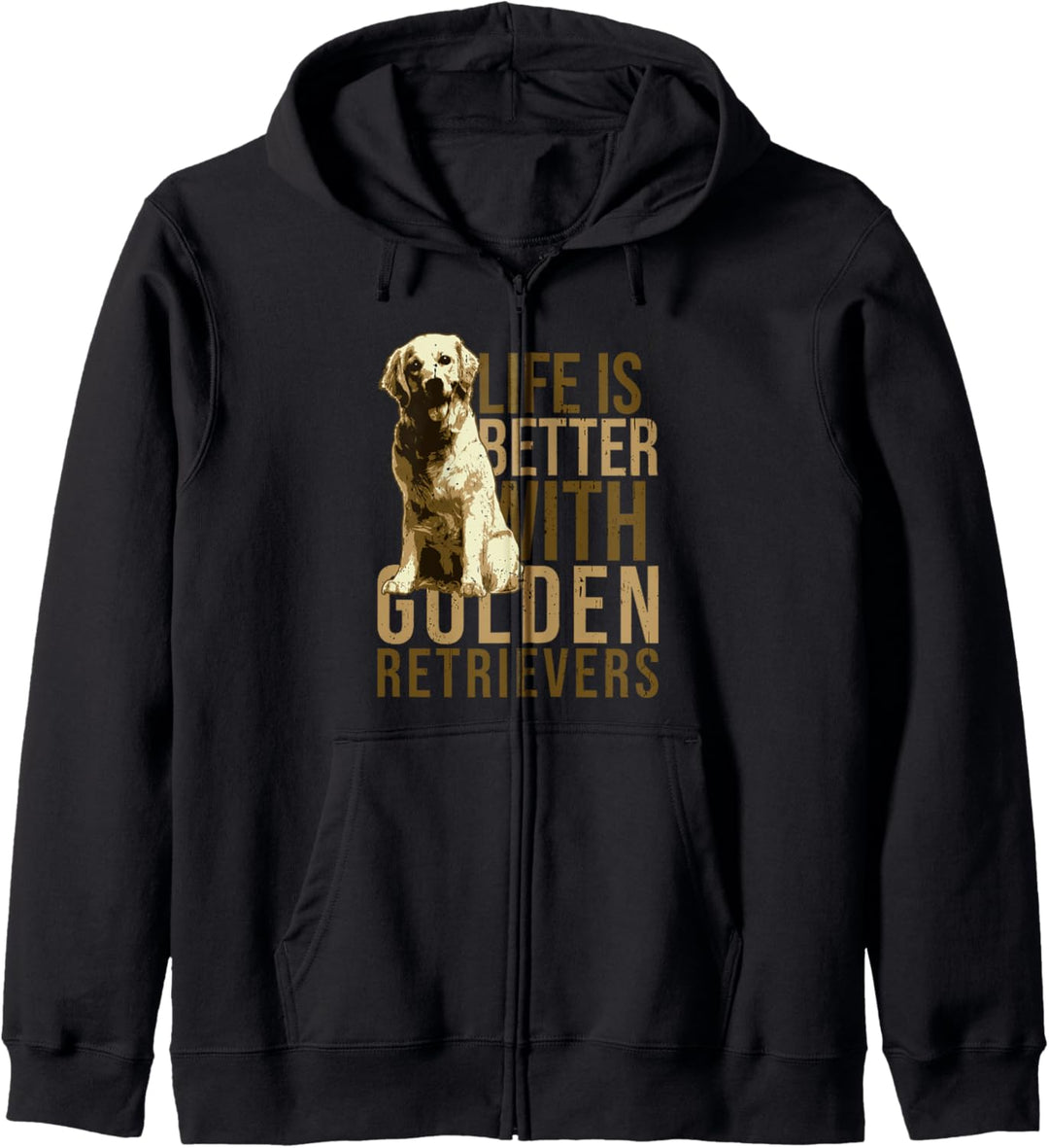 Golden Retriever Hunde Papa Hunde Mama Hundezüchter Kapuzenjacke