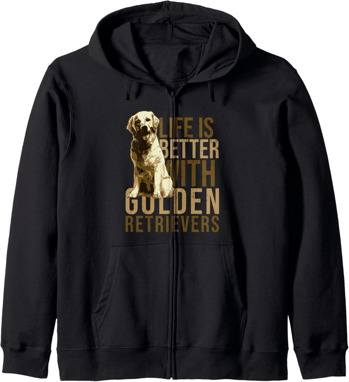 Golden Retriever Hunde Papa Hunde Mama Hundezüchter Kapuzenjacke