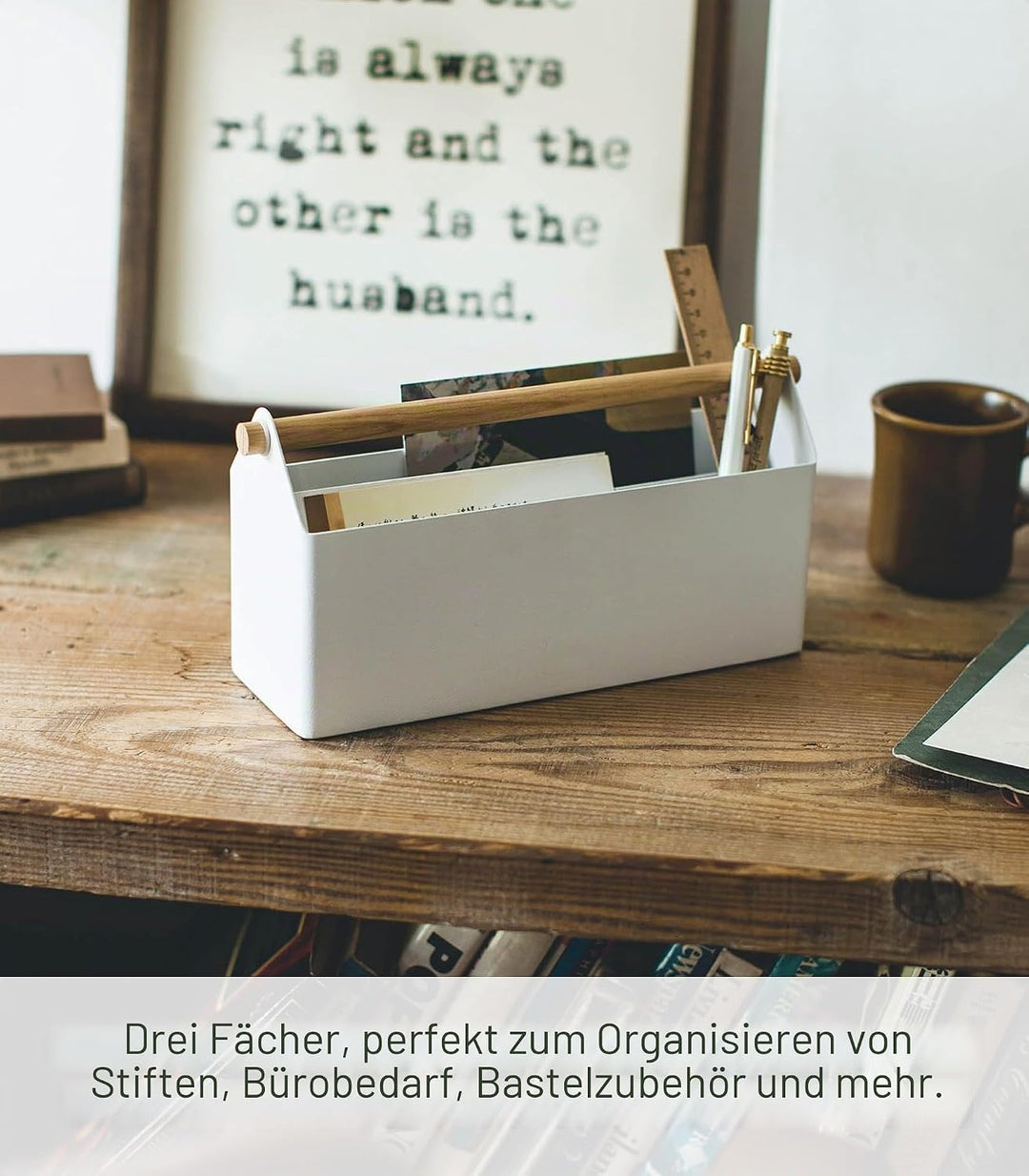 Pen & letter stand - Tosca - White