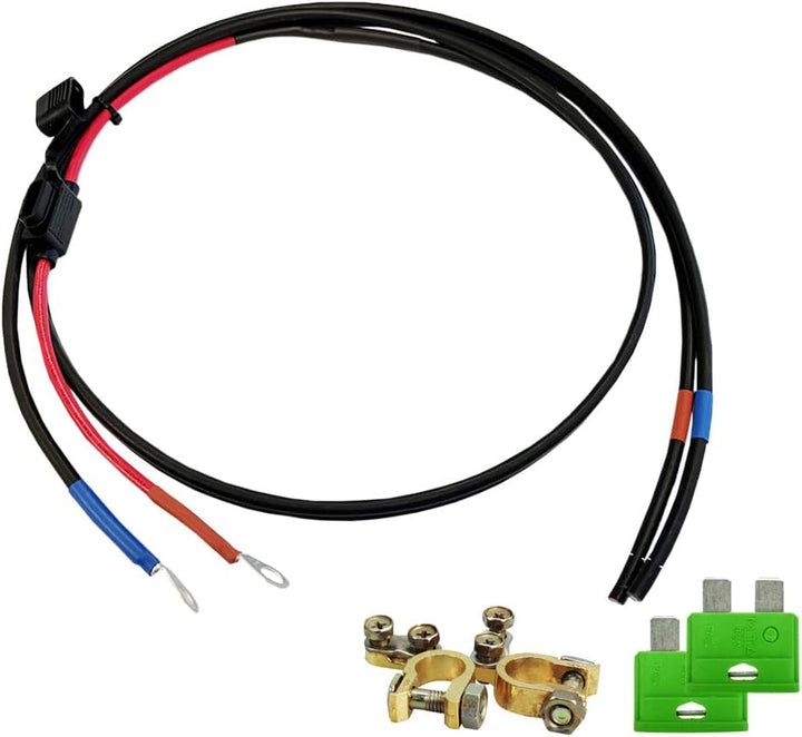 solartronics Spannungswandler NM 12V 1000 2000 Watt 12V-230V & Offgridtec Batteriekabel mit Flachsic