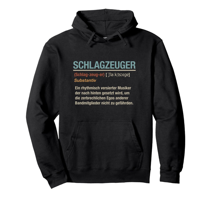 Schlagzeuger Definition Begriff Lustiges Geschenk Drummer Pullover Hoodie