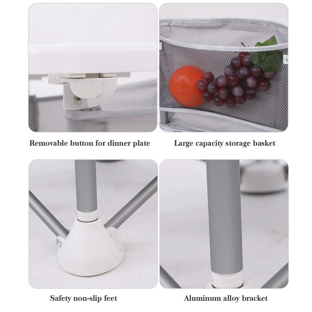 Sitzerhöhung mit Tablett für Baby, tragbarer Klappstuhl Esszimmerstuhl Aktivitätsstuhl, zum Essen, C