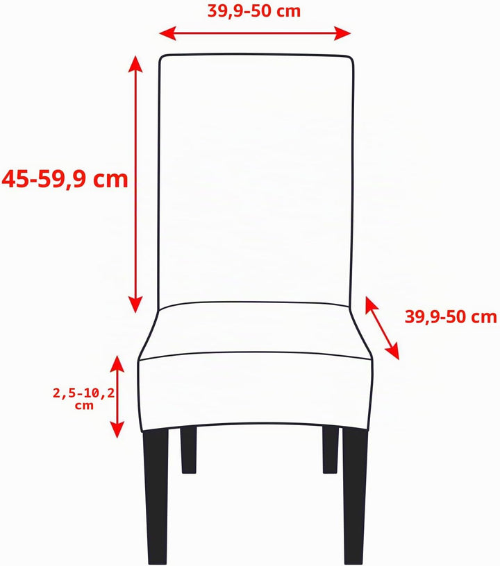 Lydevo Stuhlhussen 6er Set Stretch Moderne Stuhlhussen für Esszimmerstühle Stuhlhussen für Schwingst
