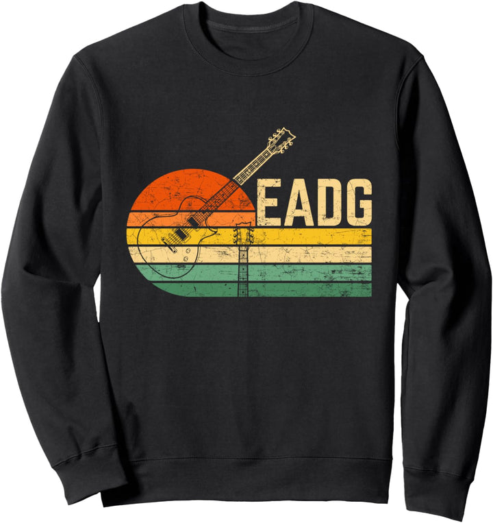 EADG - Coole E-Bass-Gitarre Rockmusik Spieler Geschenk Sweatshirt