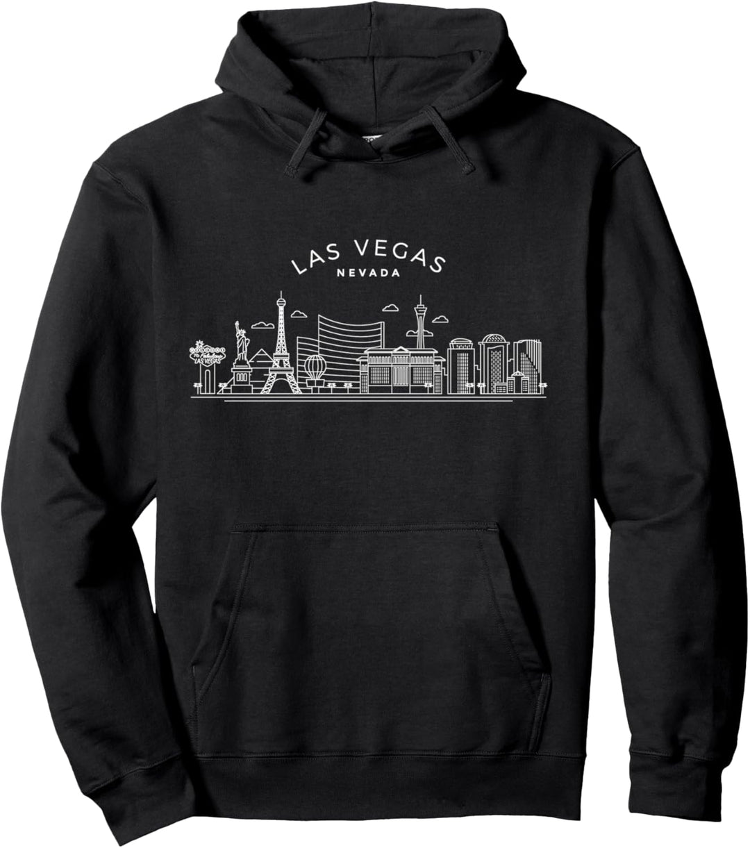 Las Vegas Skyline NV Stolz Weinlese Las Vegas Nevada Pullover Hoodie