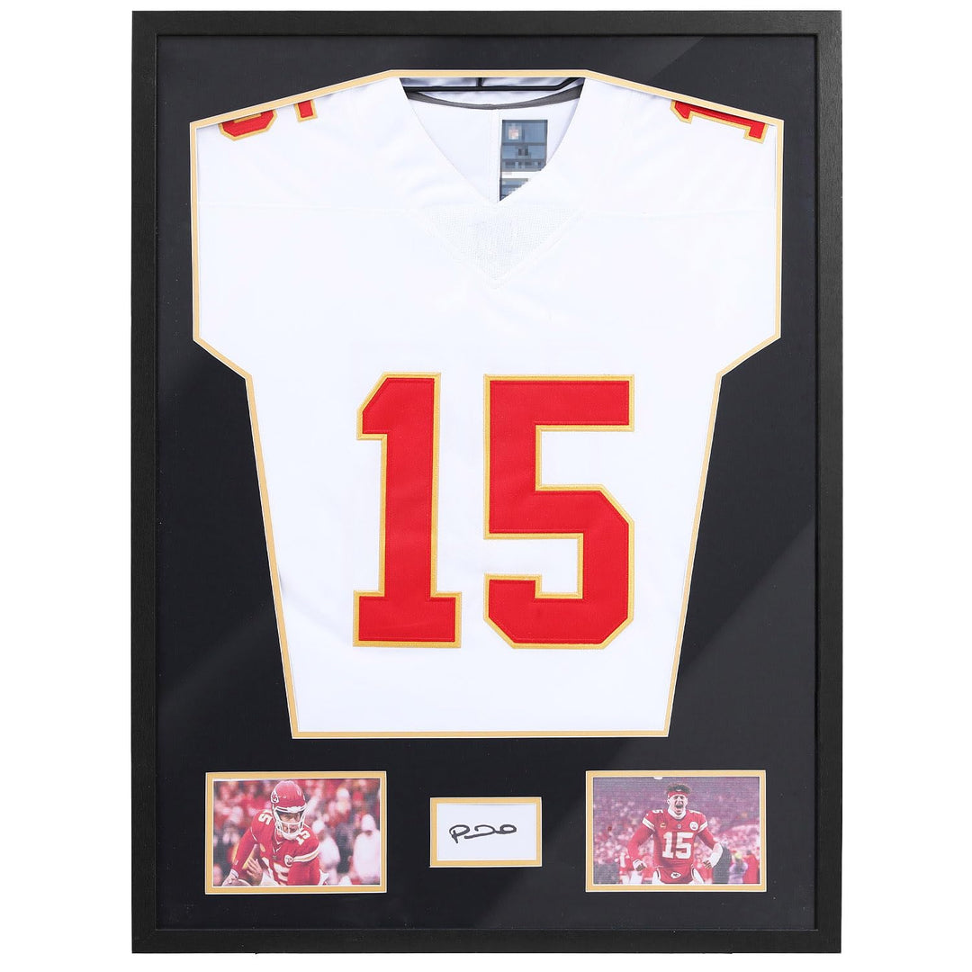 Trikotrahmen hölzern- Objektrahmen für Fussballtrikot - 3D Box Frame - 60x80 CM - Schwarz - Deep Fra
