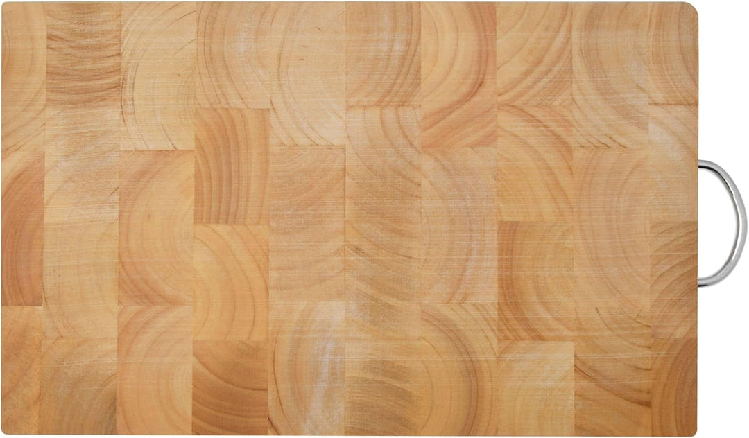 Eden Quality Holzschneidebrett EQP001 Praktisches Schneidebrett zum Schneiden, Wiegen und Hacken