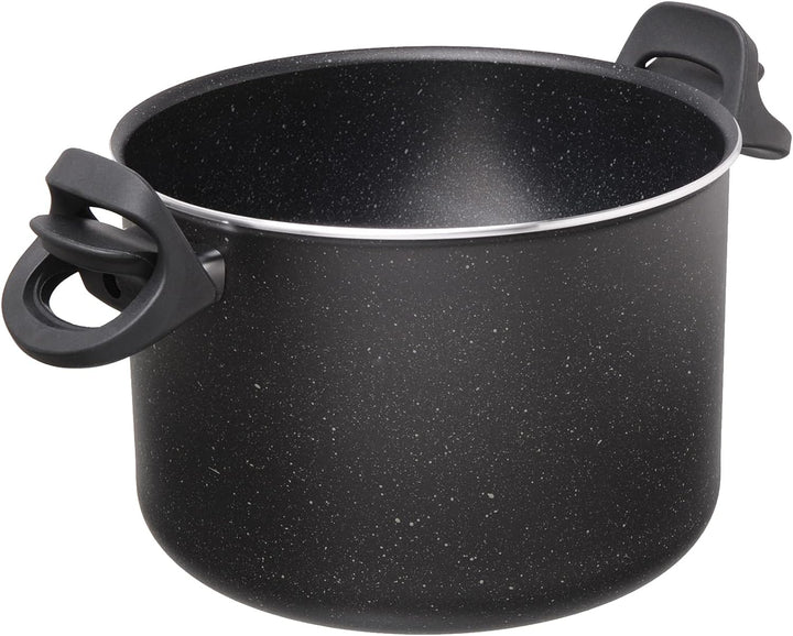 Moneta Etnea Nudelkocher mit verschliessbarem Deckel, Spaghettipfanne, spülmaschinenfest, 22 cm Sing