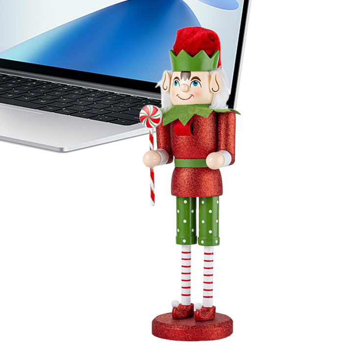 Weihnachtsdekoration Nussknacker,Nussknacker Figur - 38 cm Festlicher Tischdekoration Für Kamin Wohn