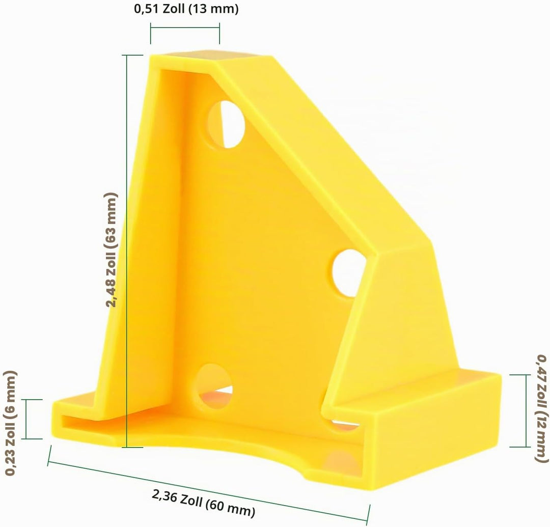 Laminat Verlegeset 23-teilig, Laminatboden Werkzeug Set mit Gummihammer, Zugeisen, Klopfblock mit Gr