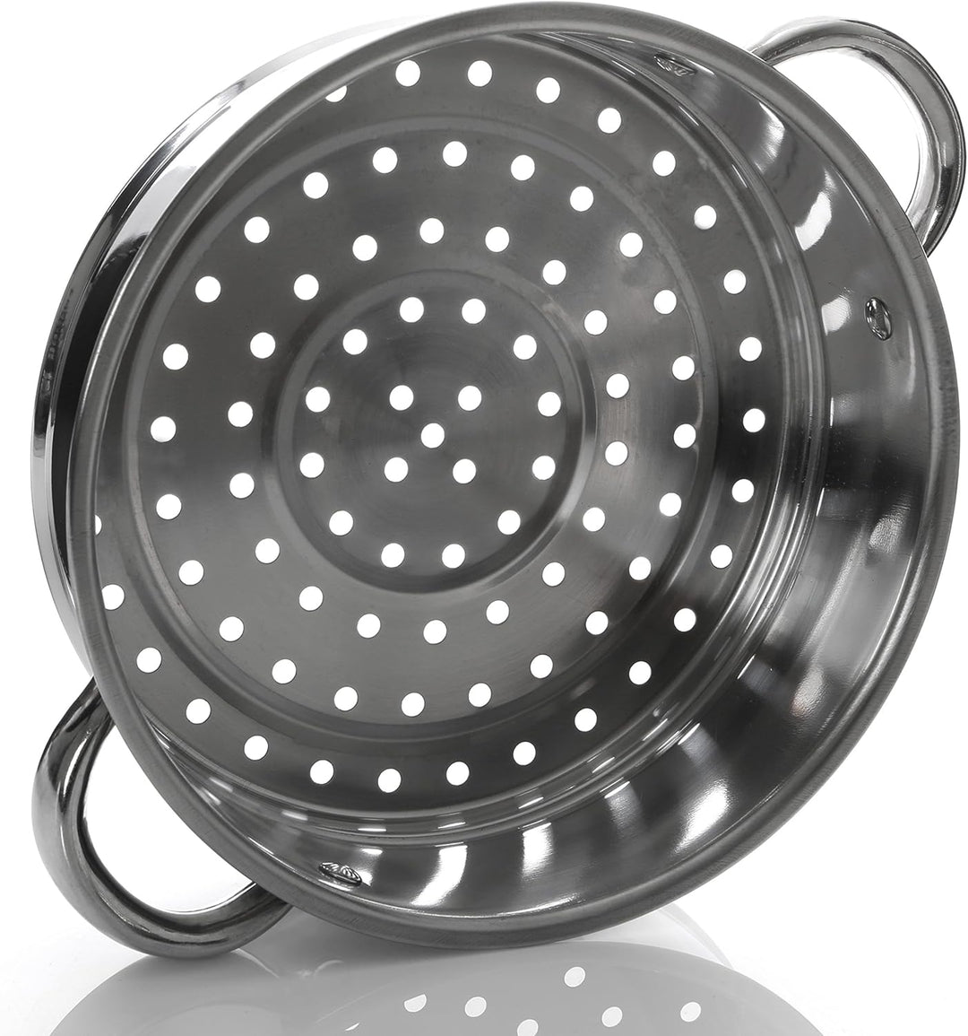 Premier Housewares Dampfgarer, Edelstahl, Glasdeckel, 28*22*22, Silver, 0408129 Dampfer, Dampfer