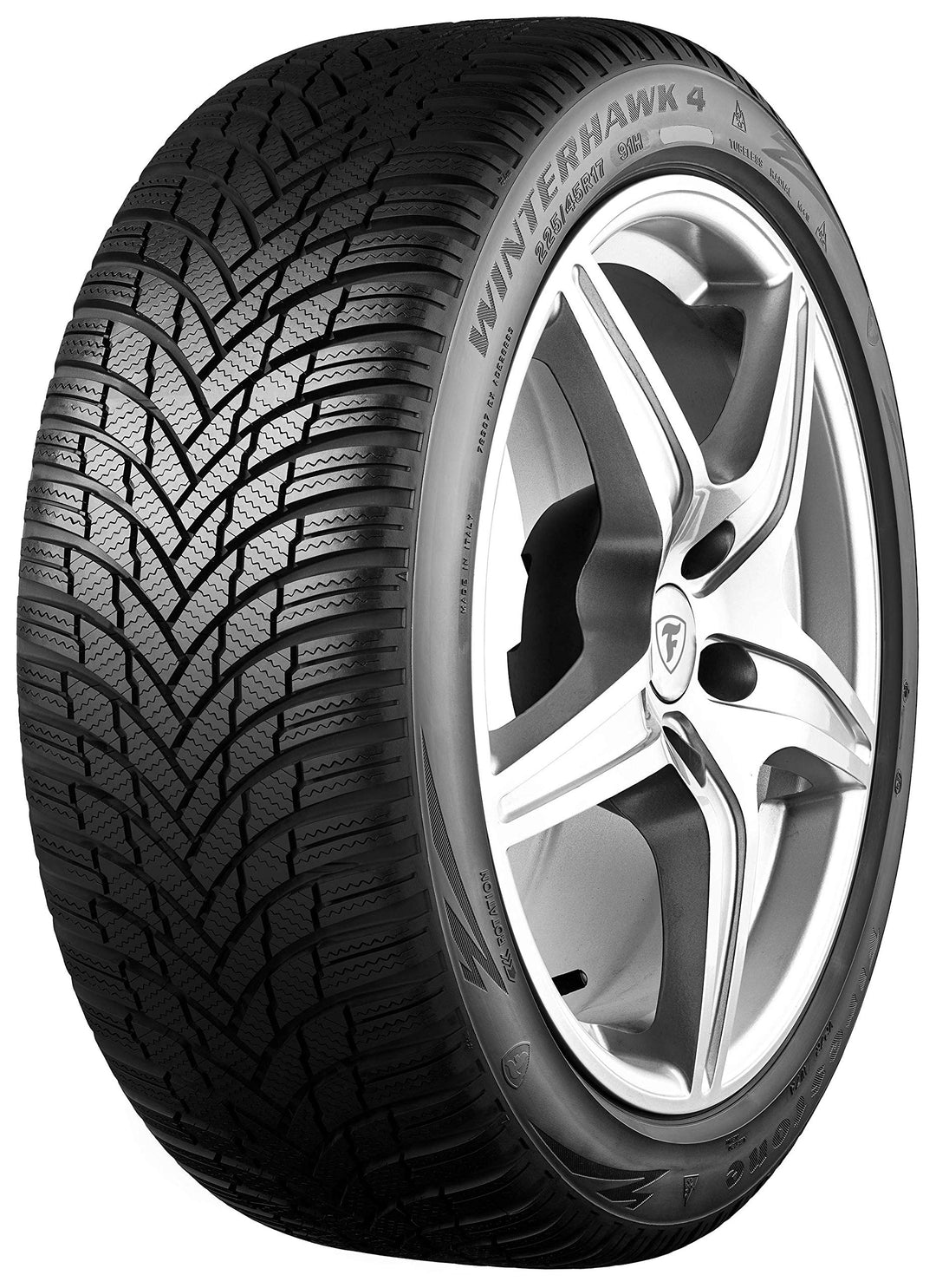 Firestone WINTERHAWK 4 - 255/55 R18 109V XL - C/B/71 - Winterreifen (PKW & SUV) 255/55R18 109V - XL/