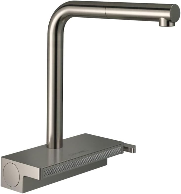 hansgrohe 73830800 Aquno Select M81 250, Ausziehauslauf, 2jet, sBox Edelstahl Finish Einhebel-Küchen