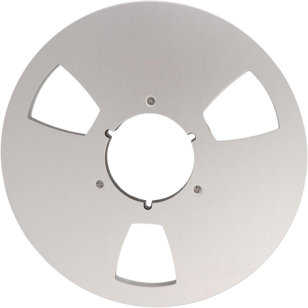 VBESTLIFE Aufnahmebandspule, 1/4 10-Zoll-Leerbandspule, Universelle Aluminiumlegierung, Leere Disc-Ö