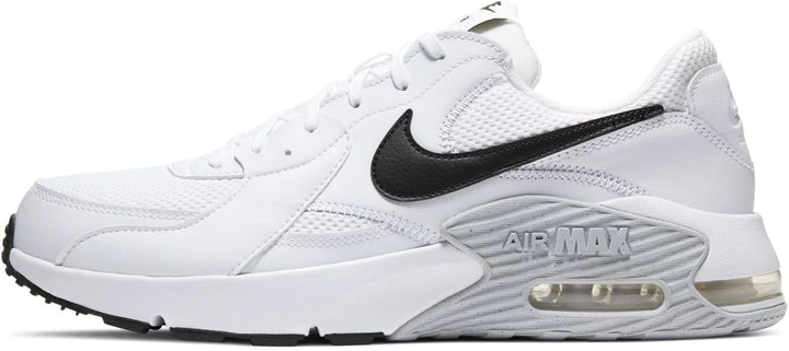 Nike Herren Air Max Excee Sneaker 38.5 EU White Black Pure Platinum, 38.5 EU White Black Pure Platin