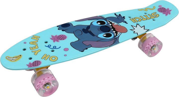 Paw Patrol Chase Holz Skateboard für Jungen 61cm, rutschfestes Brett 20-50kg Stitch 2, Stitch 2