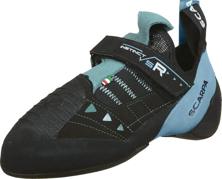 Scarpa Instinct VSR Kletterschuhe, Black-Azure, EU 37.5