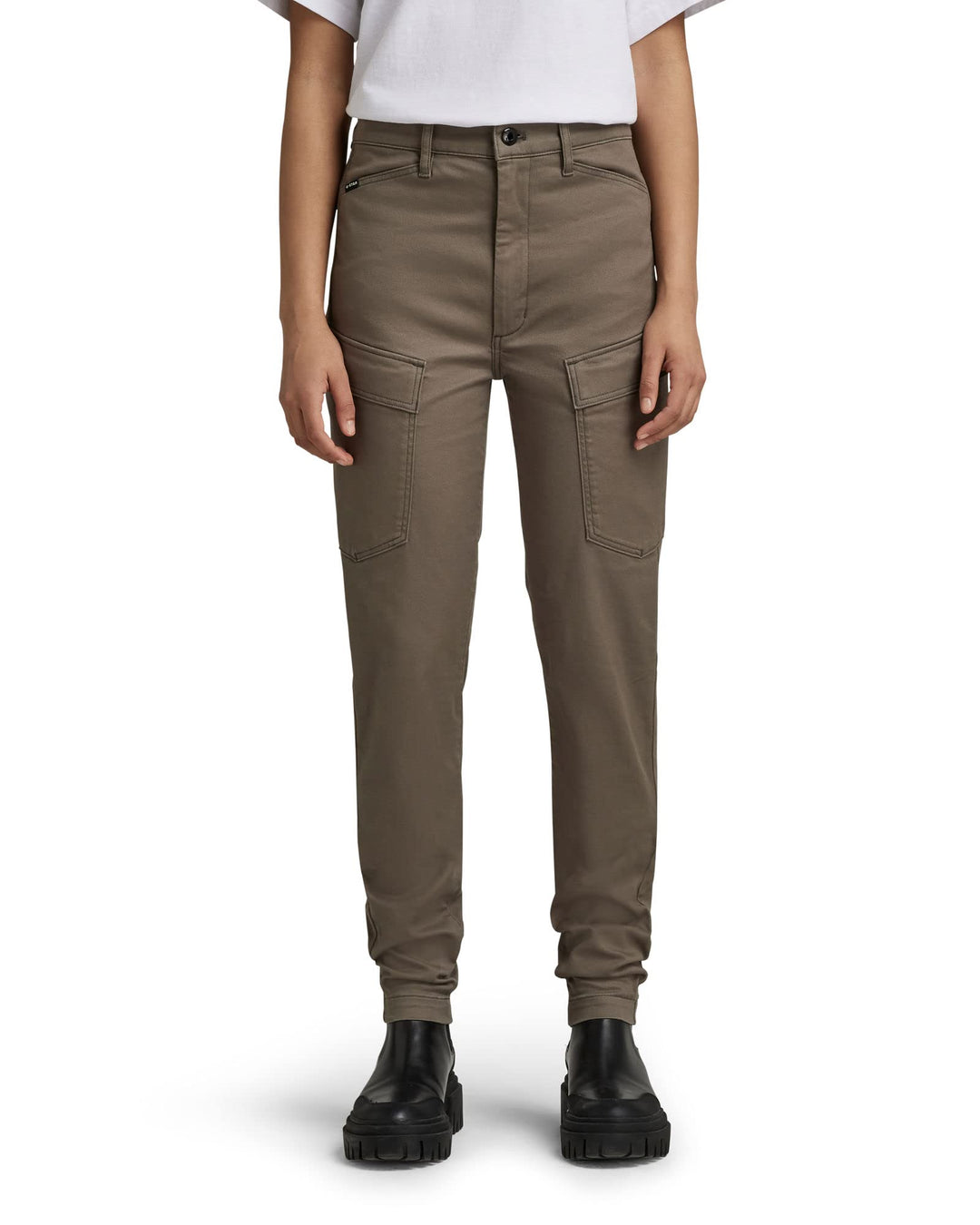 G-STAR Damen Kafey Cargo Ultra High Skinny Pants 28W / 30L Braun (Turf D21099-c105-273), 28W / 30L B