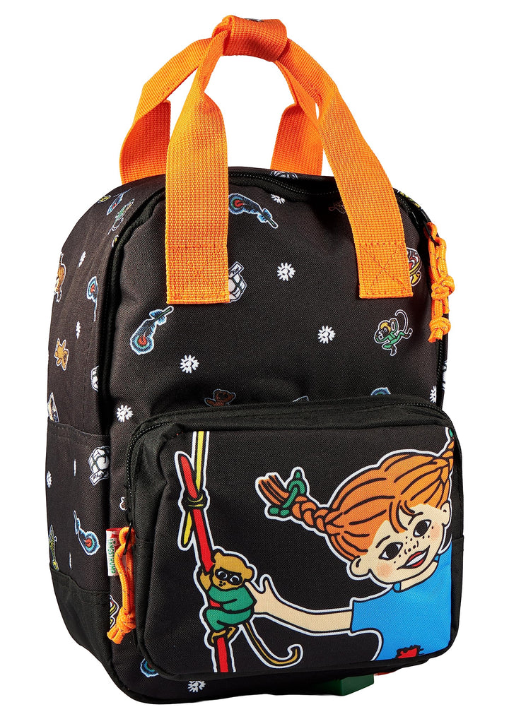 Pippi Langstrumpf Kids Small Backpack - Offiziell lizenziert - 300D Recyceltes Polyester - H29 x B20
