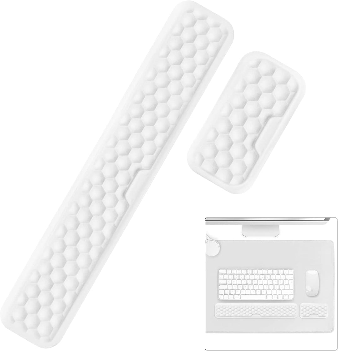 Giecy Handballenauflage Tastatur und handgelenkauflage Maus,Memory-Schaum ergonomisch Wrist Rest zur