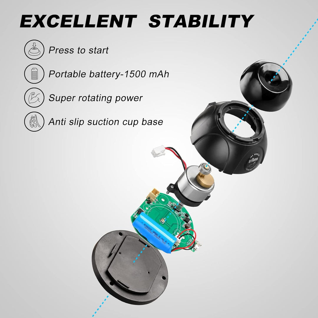 STIGMA Wireless Mini Vortex Mixer 5200rpm Labor Vortex Mixer Shaker mit USB Tintenmischer für Tinte