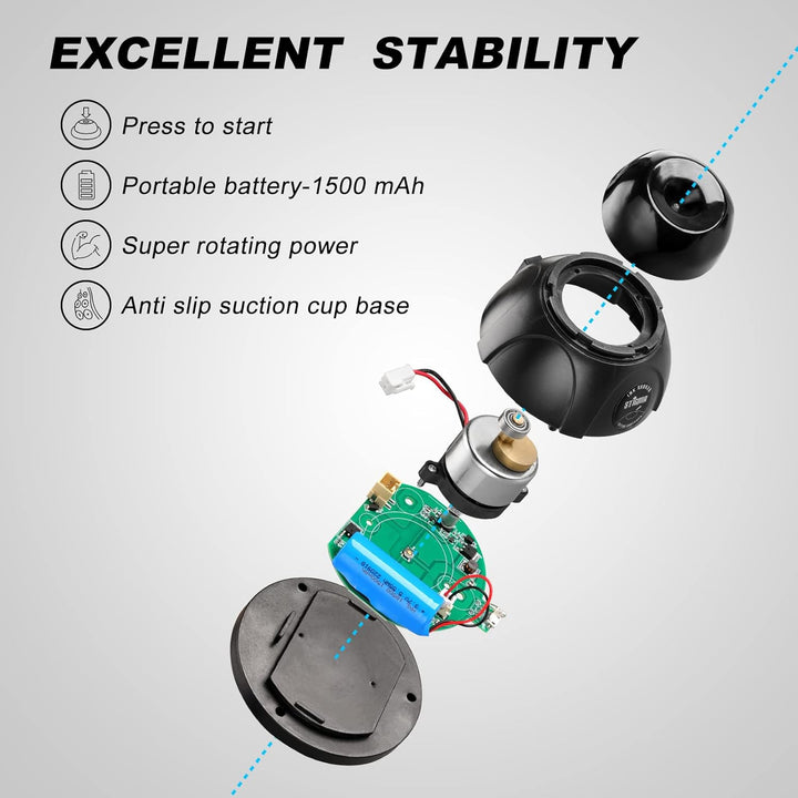 STIGMA Wireless Mini Vortex Mixer 5200rpm Labor Vortex Mixer Shaker mit USB Tintenmischer für Tinte
