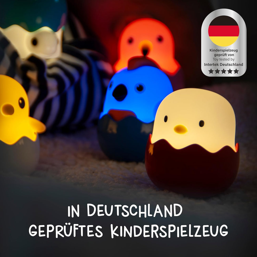 MegaLight Blind Box Mini Nachtlichter für Kinder 5er Pack | Mystery Box | Pinky Flamingo + 4 aus 9 p