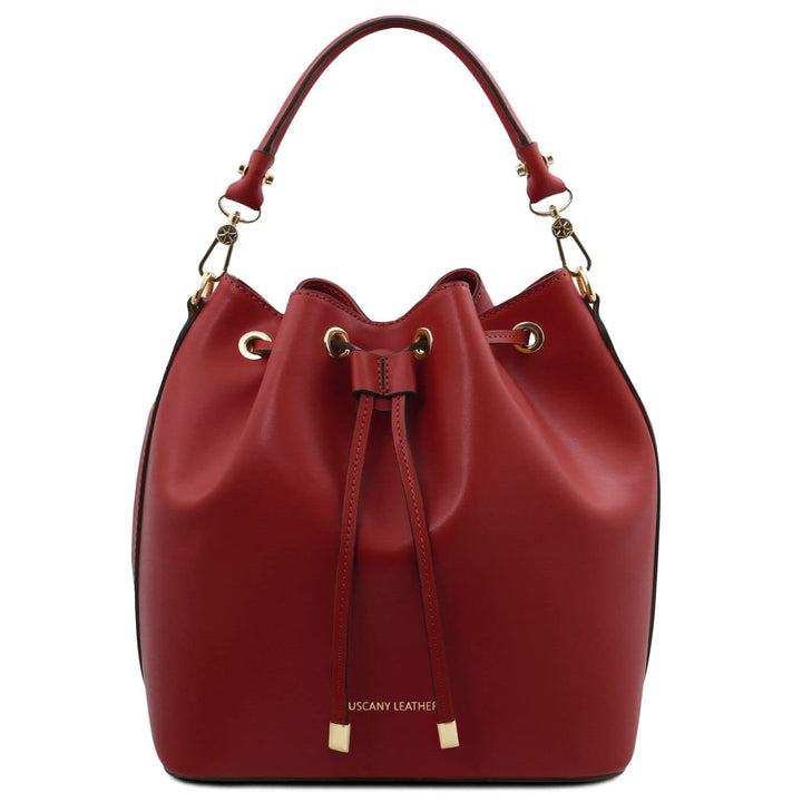 Tuscany Leather Vittoria Beuteltasche aus Leder Rot, Rot