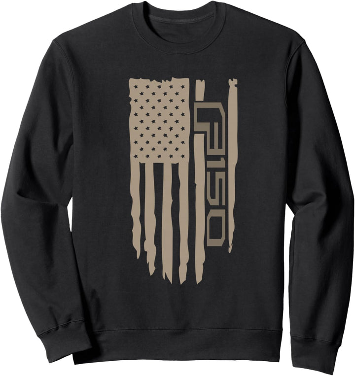Wandering Wheels F150 Amerikanische Flagge Sweatshirt